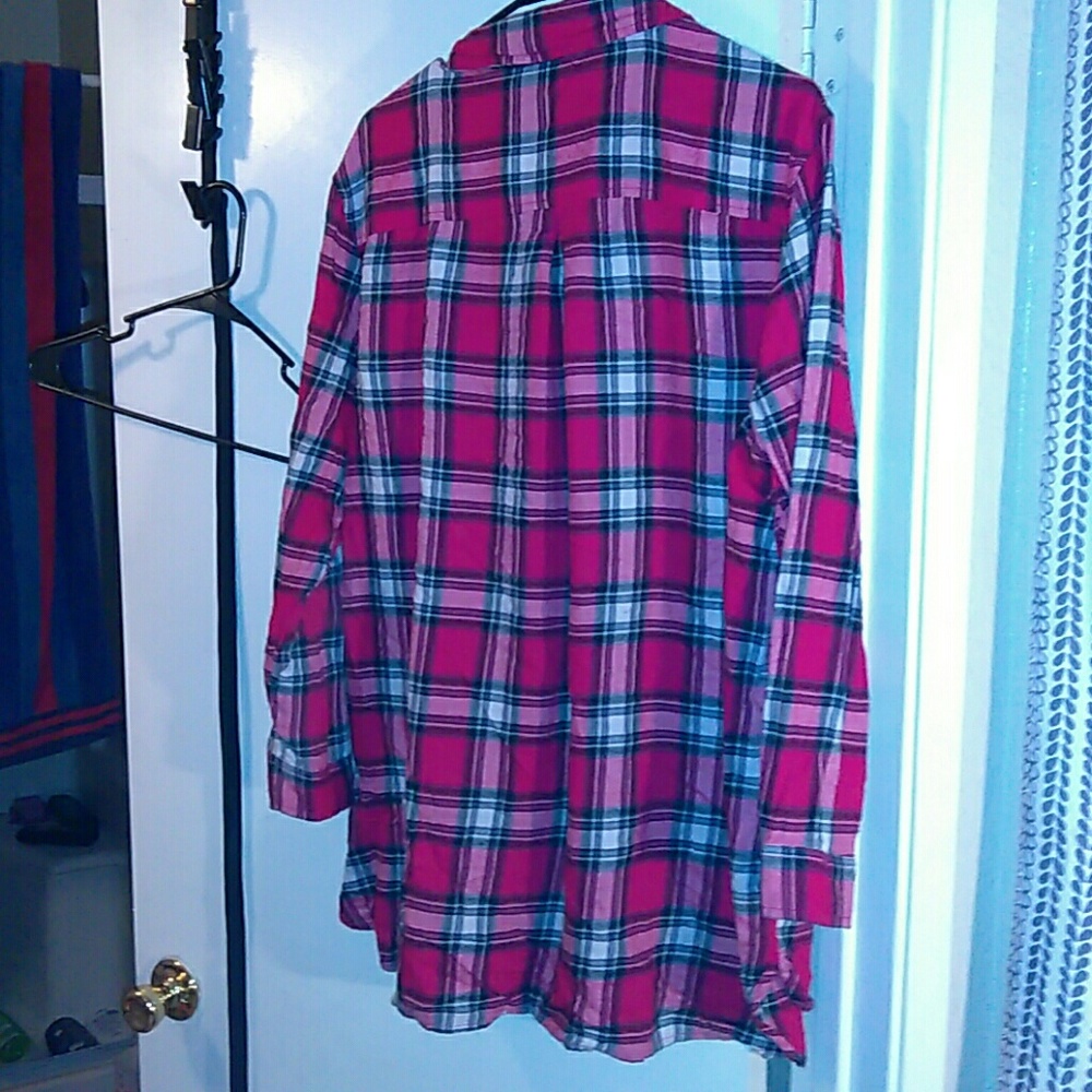 Plaid Button-Up - Picture 3 of 5